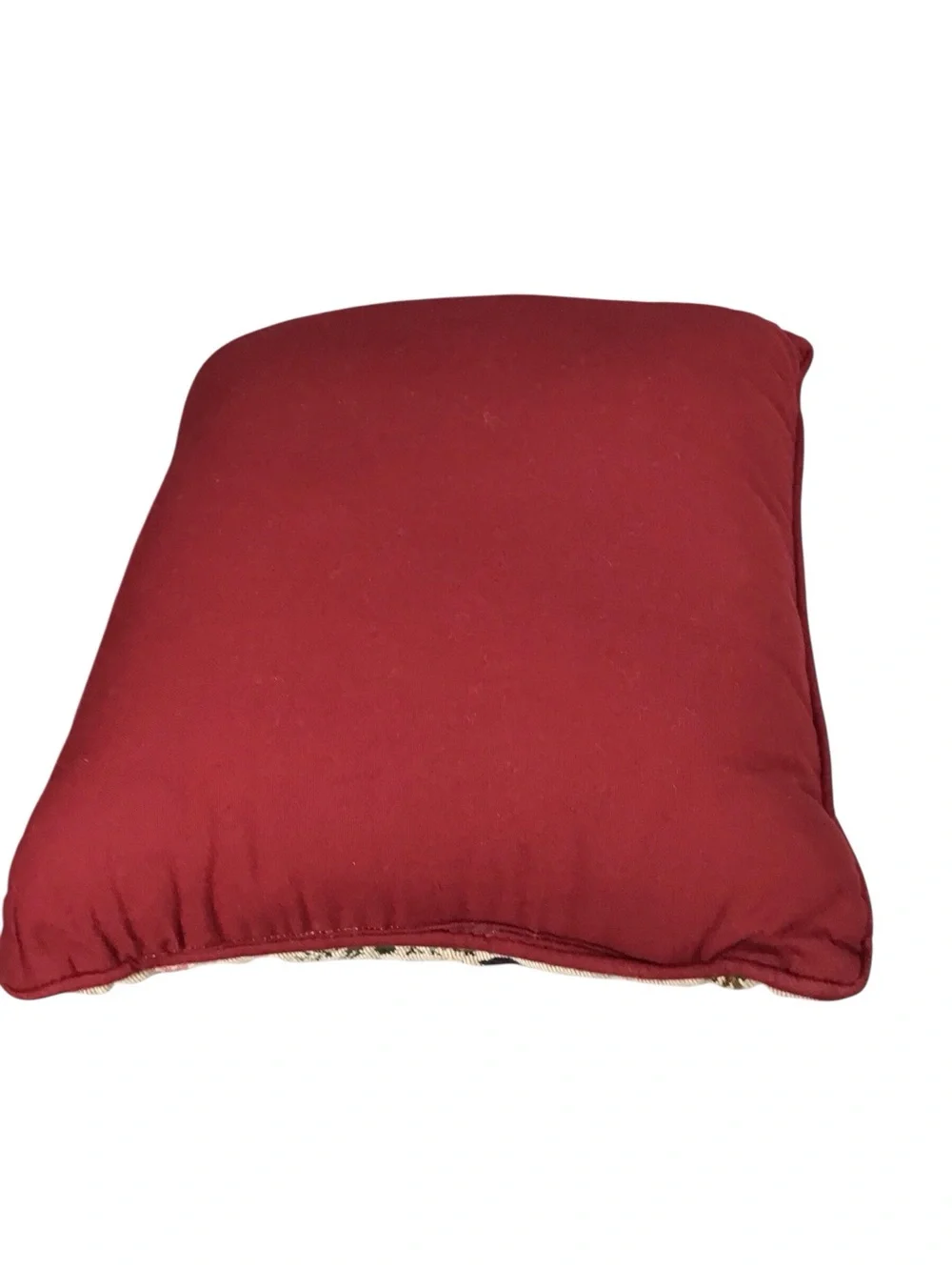 Riverdale Throw Pillow Christmas Holiday Beige Multicolor Tree Santa USA